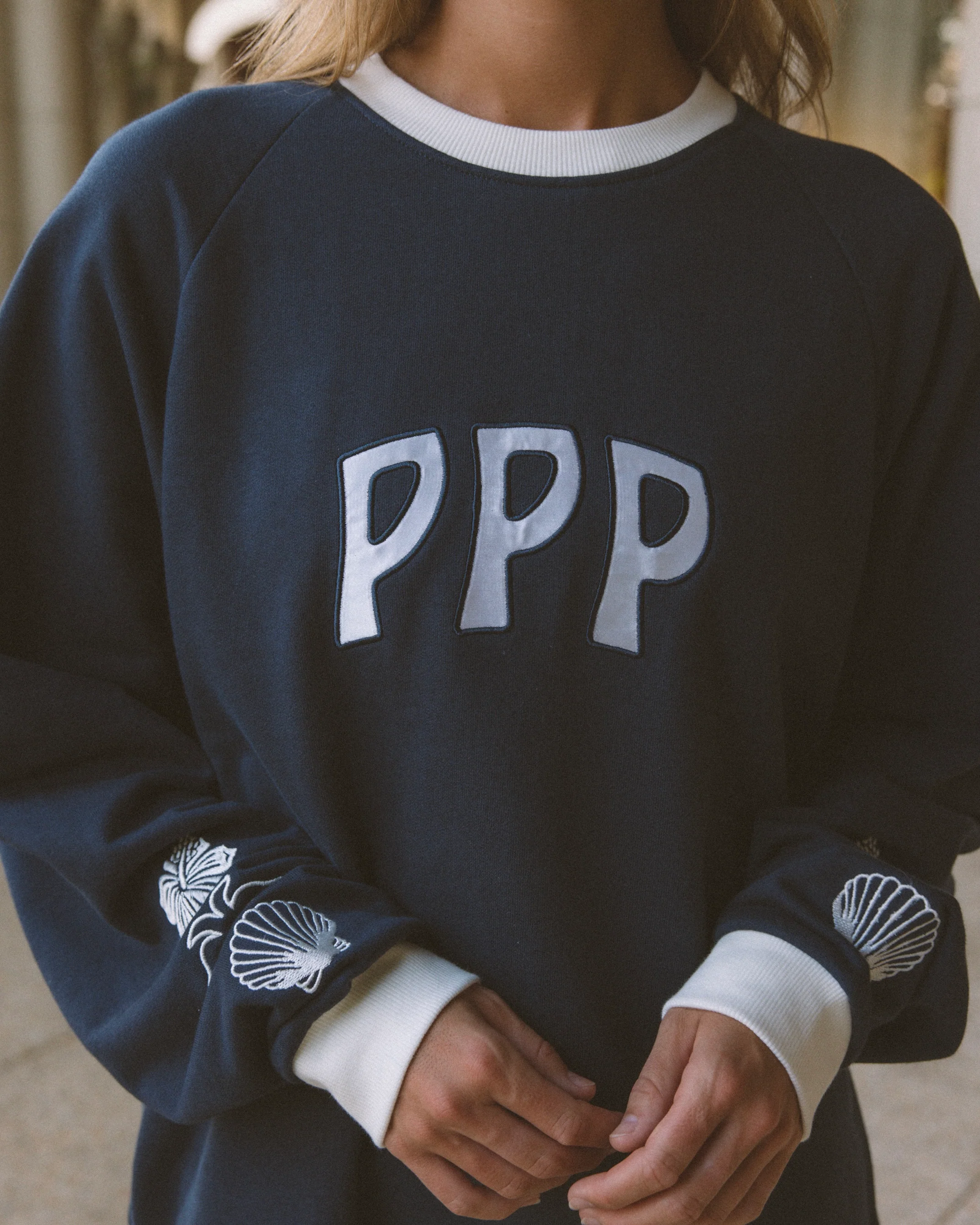 Classic Crew in True Navy - Image 3
