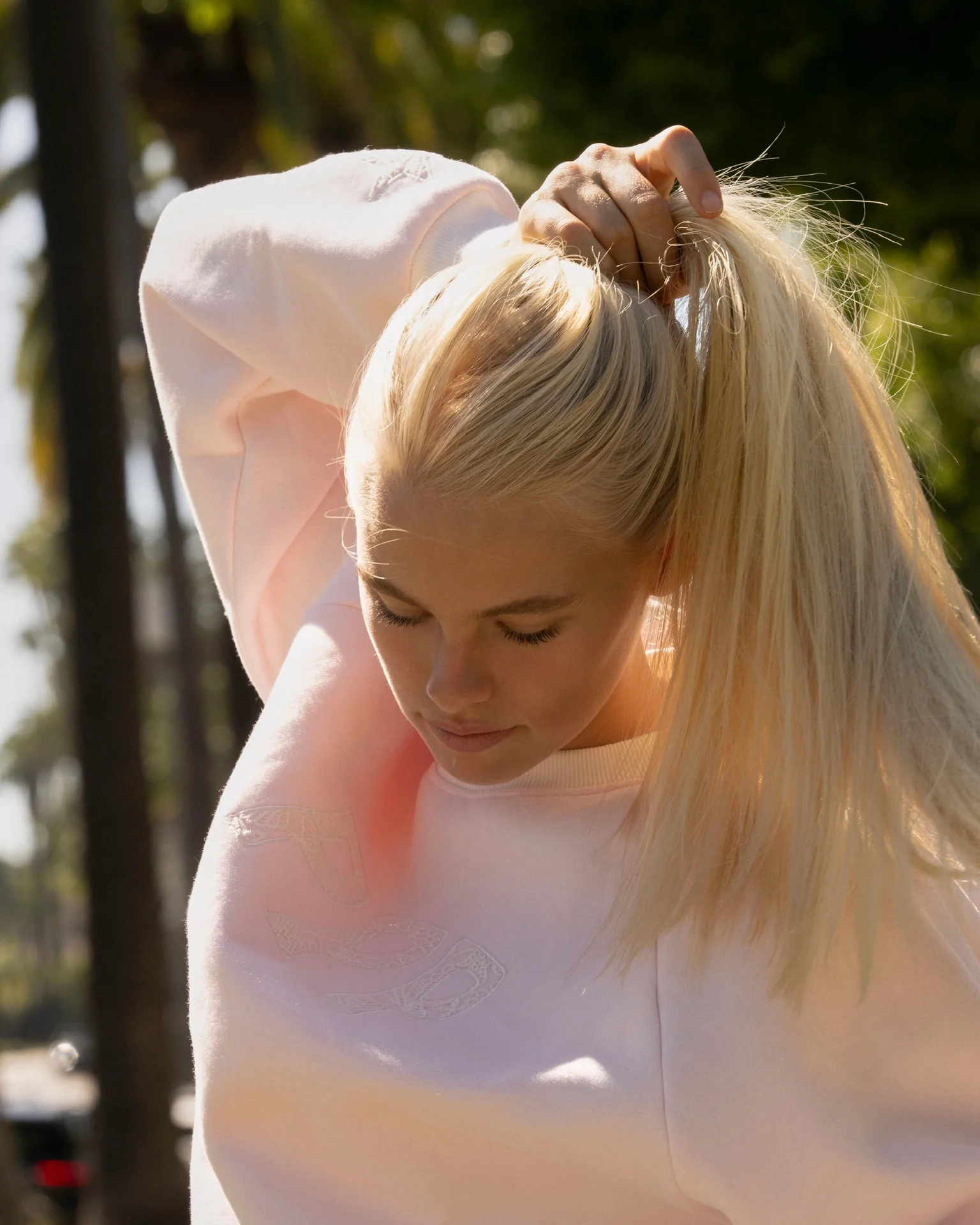 “Daydream” Classic Crew in Angel Pink - Image 9