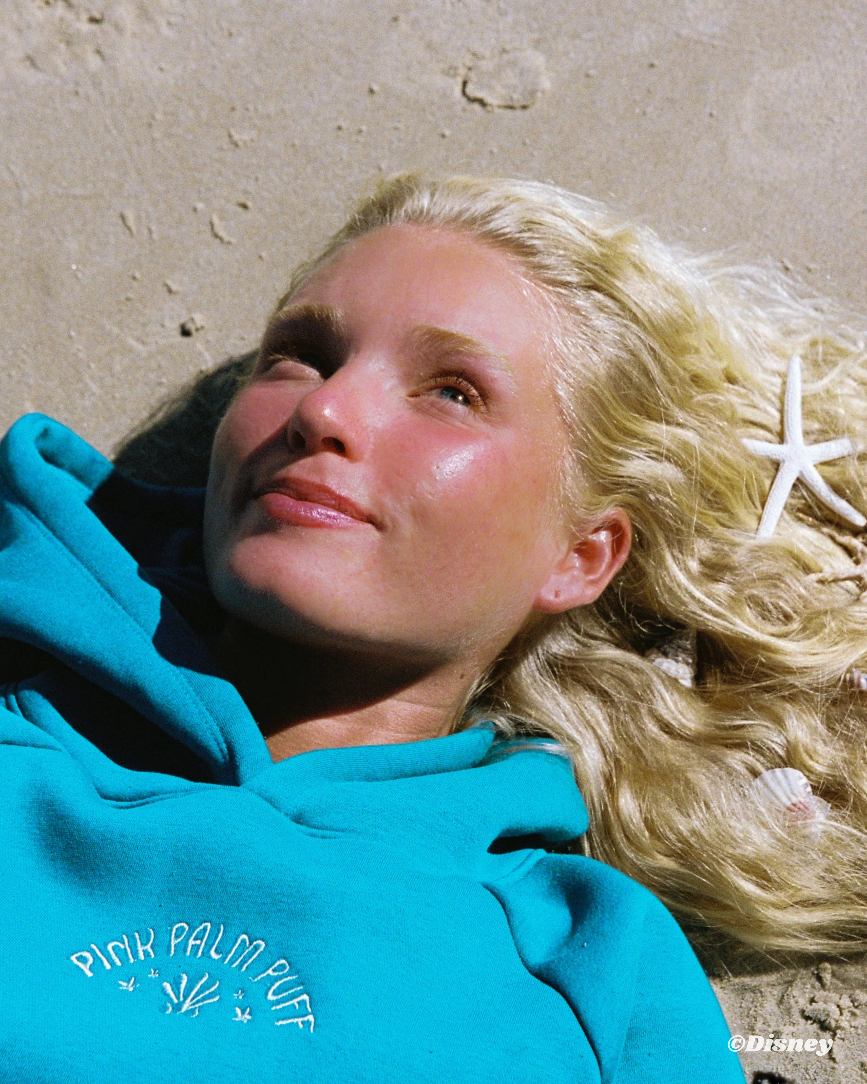 “Under the Sea” Relaxed Hoodie in Deep Blue - Image 3